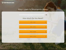 Tablet Screenshot of cash-advance-loans.co